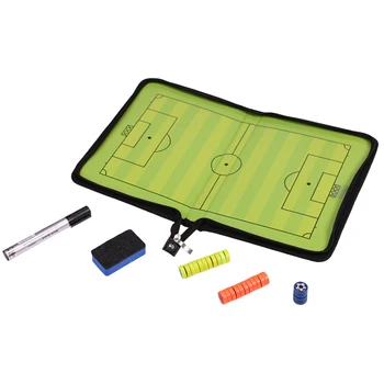 Two-fold folding magnetic zipper football tactics board Coach sand table tactics board football tactics board 1