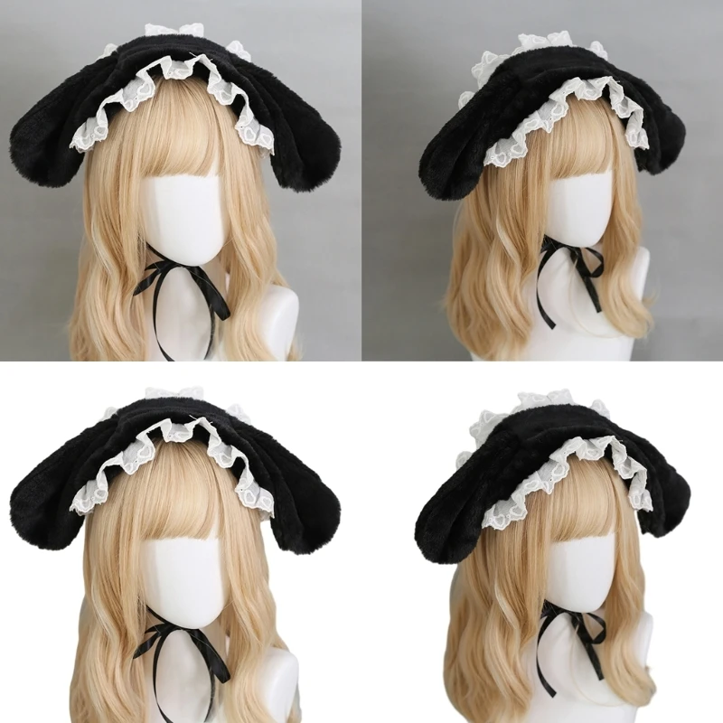 

Anime Headband Plush Hairhoop Maid Cosplay Hairband Girl Hair Accessories