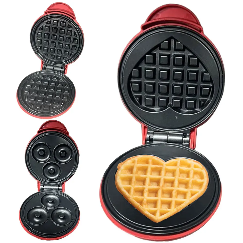 Mini Waffle Maker Quick Heat-Up Eggette Machine Household Breakfast Electric Baking Pan For Quick Breakfasts Snacks and Desserts waffle maker