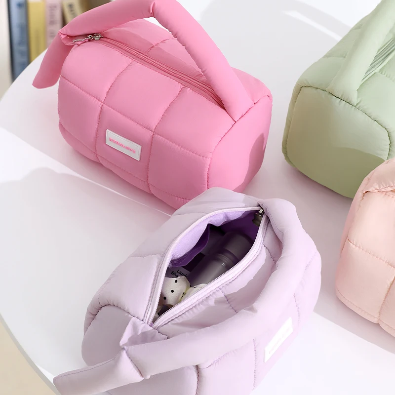 Cloud Makeup Bag Puffy Makeup Bag Travel Cosmetic Bag Cotton