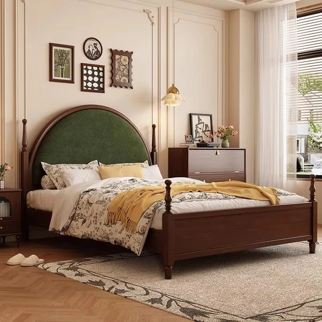 Couette de lit double moderne Princess, Cadres de lit King Size italiens, Têtes de lit Queen Monster, Meubles de chambre à coucher 1