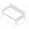 Furniture Twin to King Size Daybed with Pop Up Trundle in Wood,No Box Spring Needed, Easy Assembly,Up to 500 lbs Weight Capacity 2