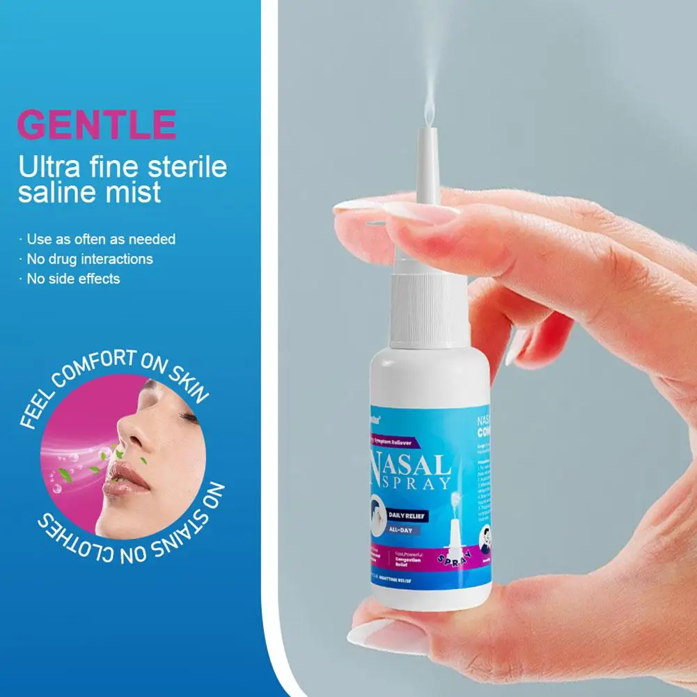 

30ml Herb Nasal Spray Treatment Traditional Medical Chronic Rhinitis Sinusitis Nasal Spray Congestion Relieving Nose Care