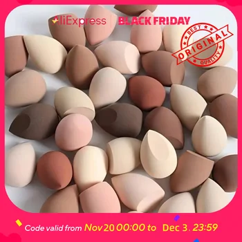 12-Pack Coffee Color Beauty Blenders - Flawless Foundation Application for Holiday Parties - Makeup Sponge Set 1