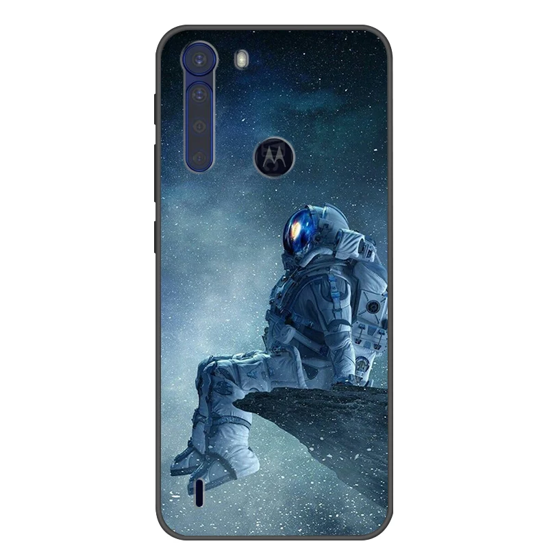 Fashionable Cool Soft Silicone Cover for Motorola One Fusion+ Phone