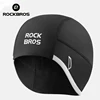 ROCKBROS Cycling Thermal Cap Breathable Windproof Winter Fleece  Helmet Liner Running Skiing Full Face Bike Hat Beanie