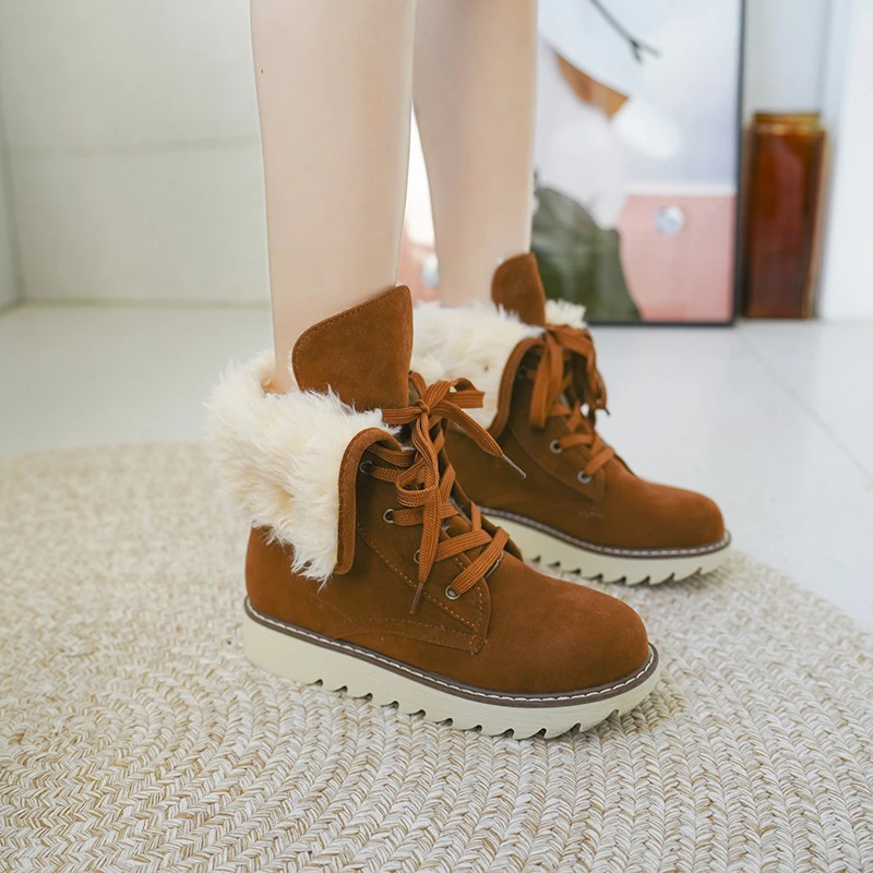 

Сапоги женские замшевые до середины икры, на шнуровке, с круглым носком, на низком каблуке