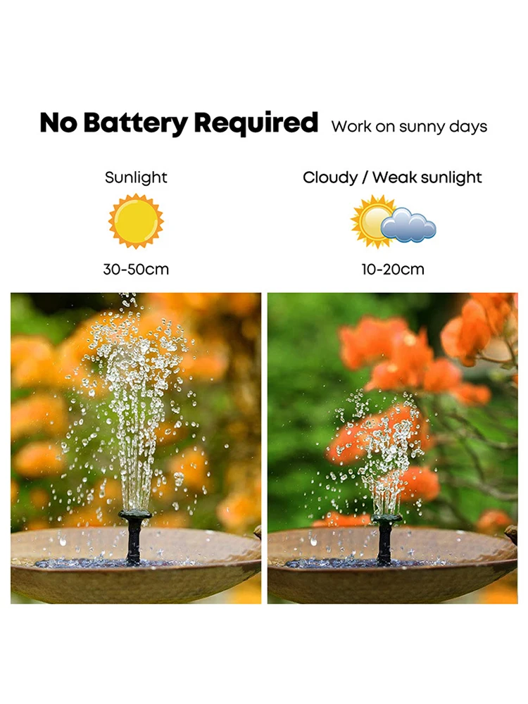 Solar Floating Fountain 4