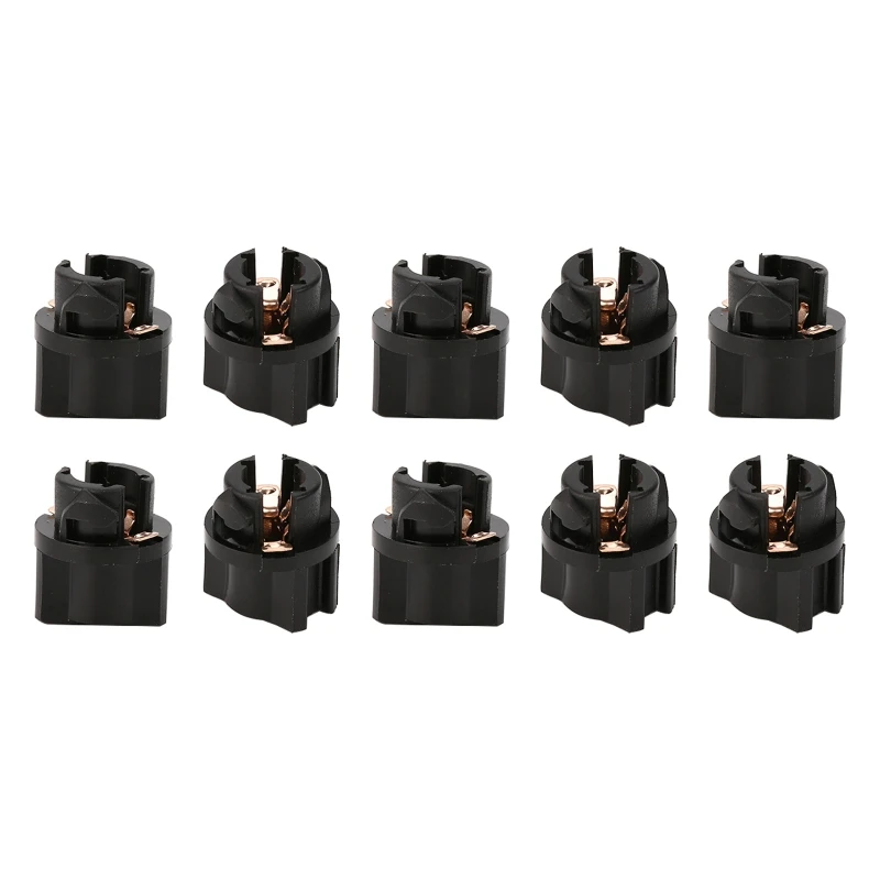 

10x Car Instrument Lamp Bulb Holder Twist Socket Lock Base Panel Cluster Plug