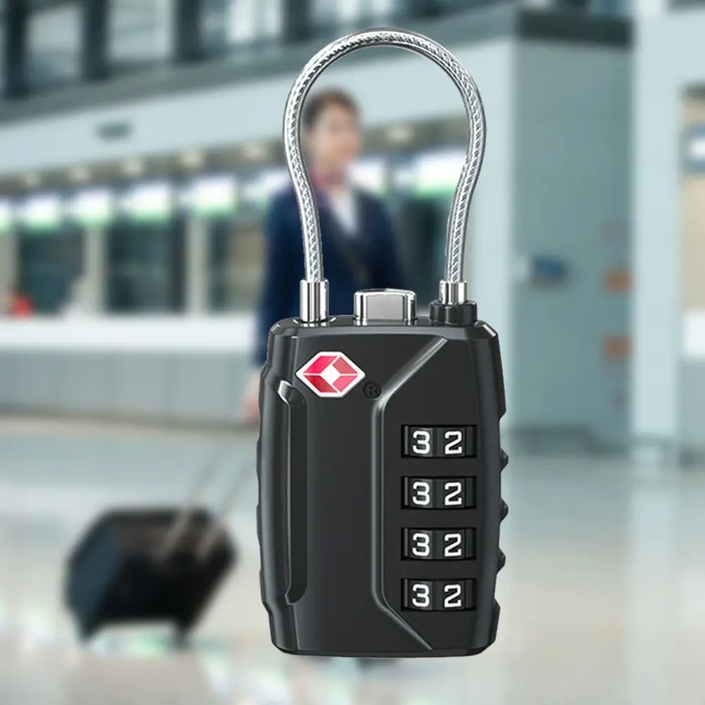 

Portable Cabinet Locker Travel Suitcase Luggage Coded Lock Security Tool 3 Digit Combination Lock Customs Password Lock