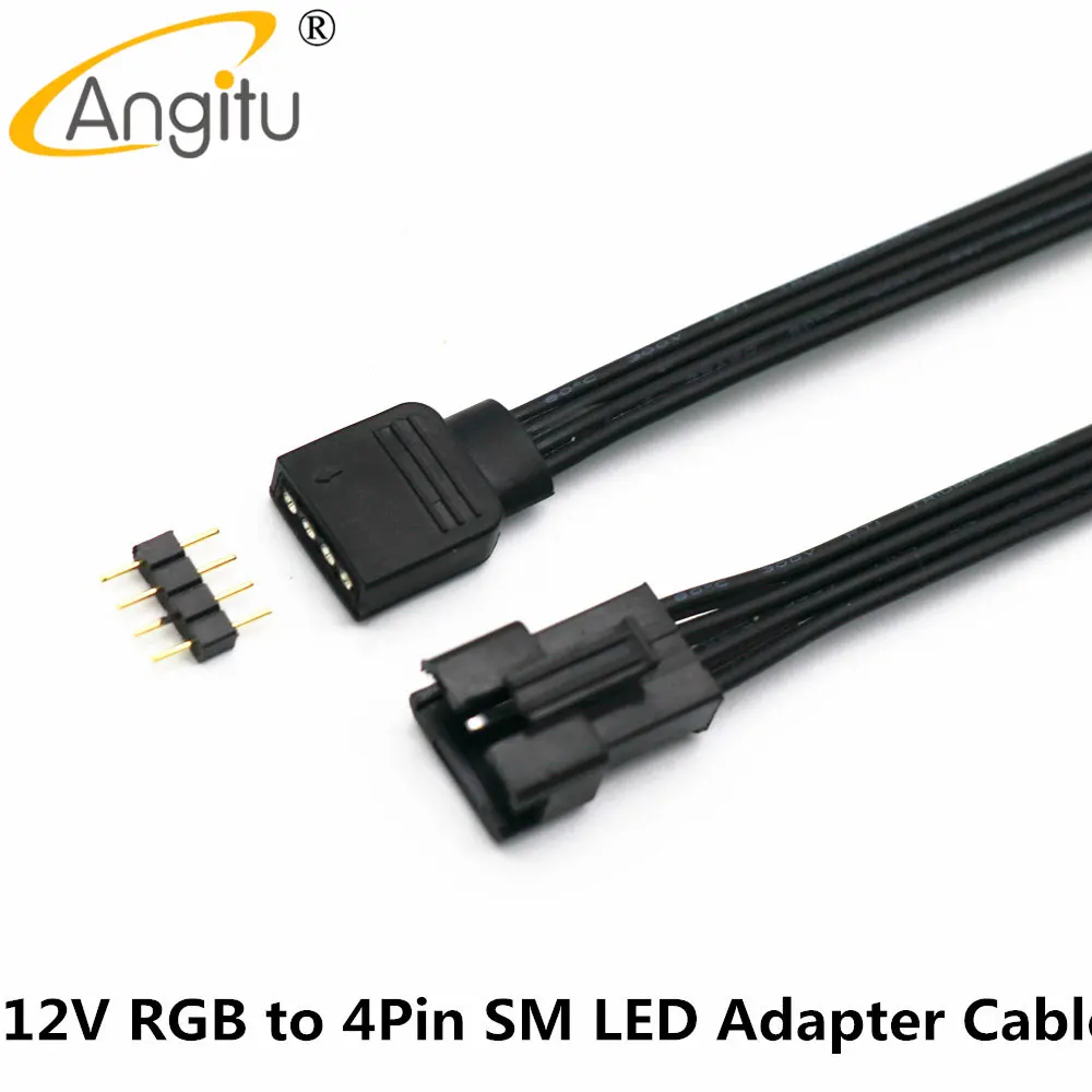 Angitu 12 В5 В RGB ARGB DEEPCOOLPhanteksLian-LiСветодиодная лента SM 3Pin4Pin адаптер управления стандартом (art.: 3920bbad4b99d) - 3920bbad4b99d