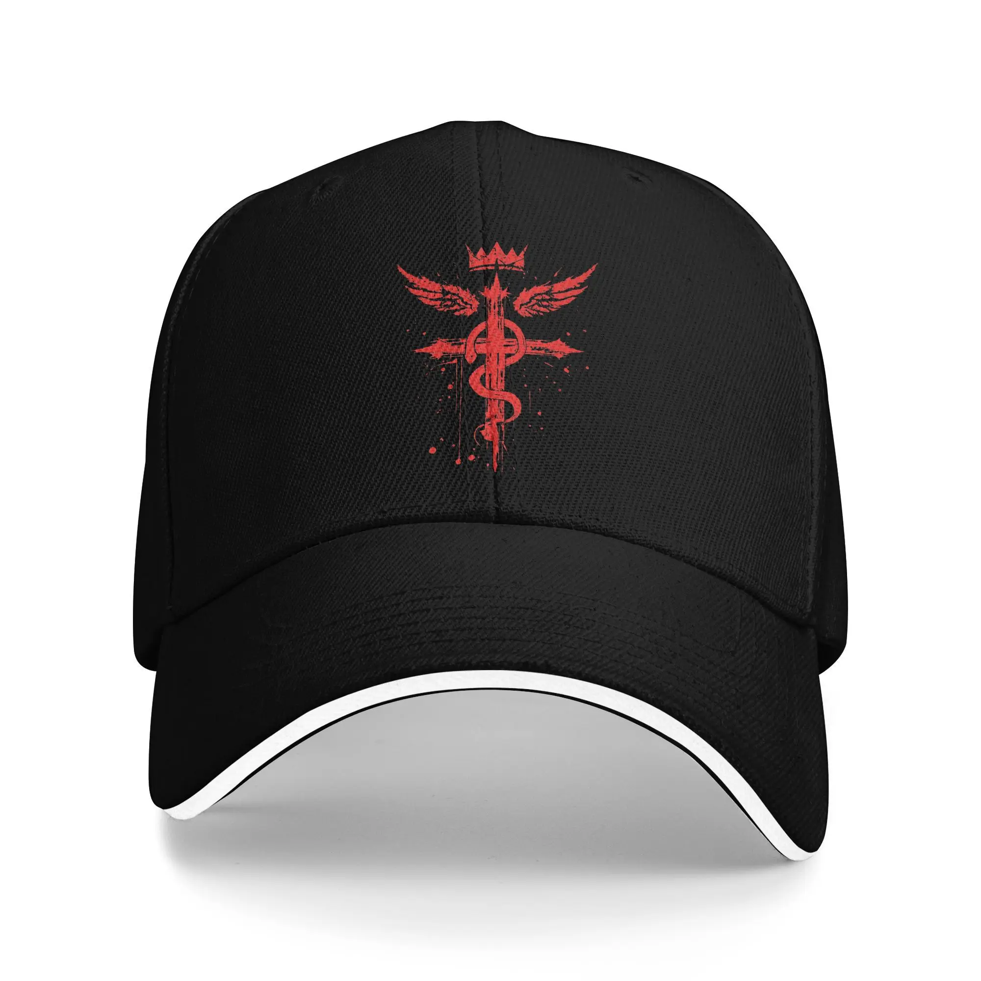 Sommer Fullmetal Alchemist Baseball Cap Full Metal Running Hippie Street Style Design Sonne Hip Hop Hüte Sonnenschutz Baseball Caps