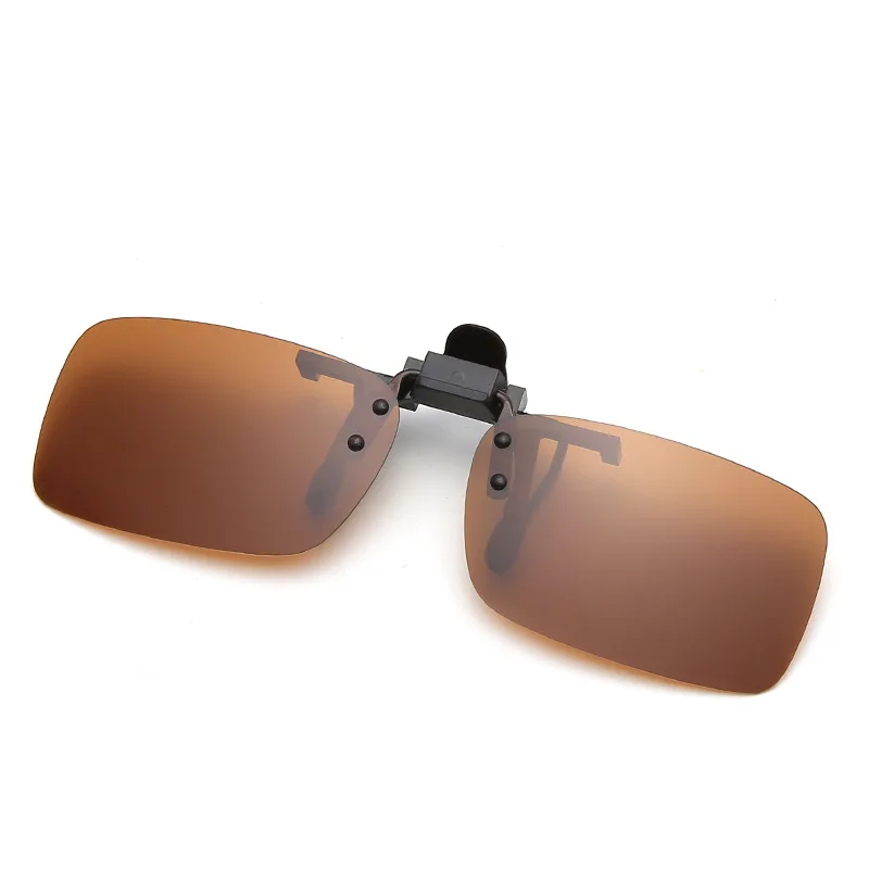 KLASSNUM Clip-On-Sonnenbrille, 3 Größen, polarisierte Brillenabdeckung, gelbe Nachtsichtbrille, blendfrei, UV400, Fahrbrille für Männer und Frauen – Detail 15