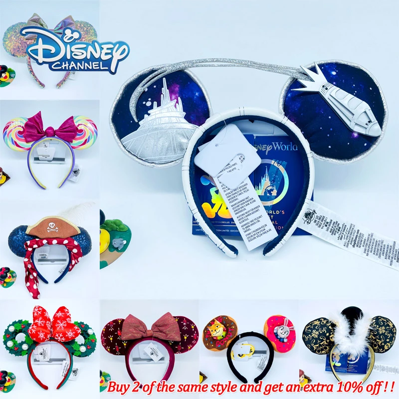 2022 Original Disney Mickey Ears Headband Disneyland Minnie Mouse Ear