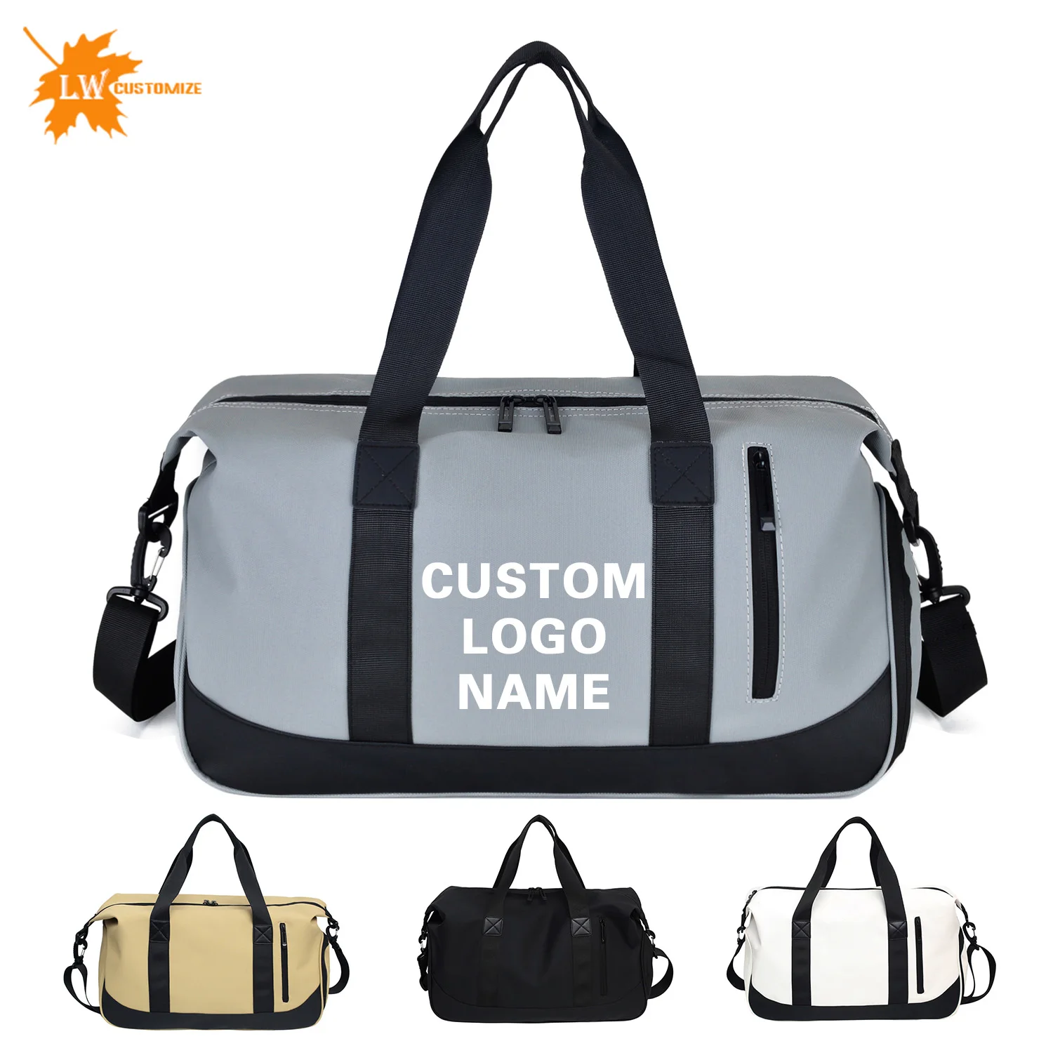 Basketball Sports Bag waterproof travel bag fitness luggage printed pattern name