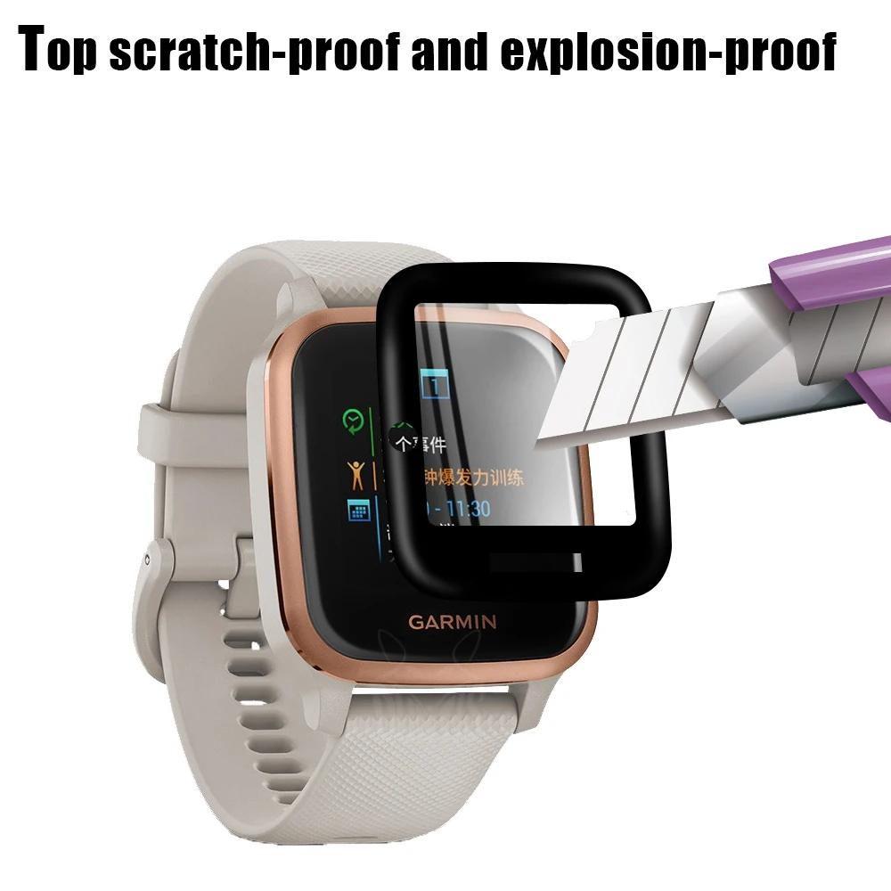 Garmin Fenix ??7/7s/7x Pro 스마트 시계 7pro 화면 보호기 액세서리 용 3D 곡선 소프트 에지 보호 필름 Smartwatch 커버