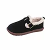 Comwarm Women's Cotton Shoes Fluffy Fuzzy Non-slips House Slides Faux Fur Plush Lined Warm Slippers For Women Indoor And Outdoor 4
