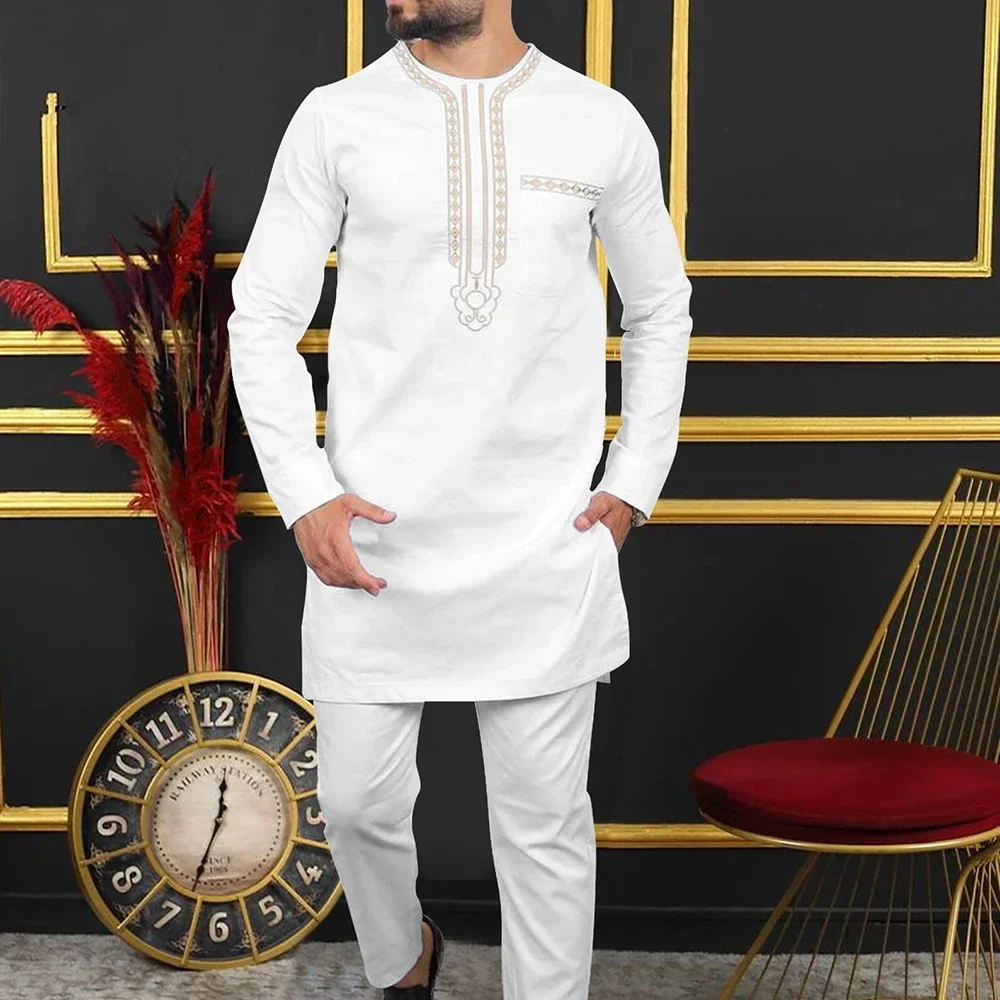 2024 New Fashion Trend Leisure Set Gorgeous Noble National Style Printing Design Luxury Goods