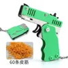 1PC Mini Keychain Gun Rubber Band Gun Toy Gun Shooting Pistol Alloy Kid Outdoor Activities Party Game Birthday Gift for Children 6