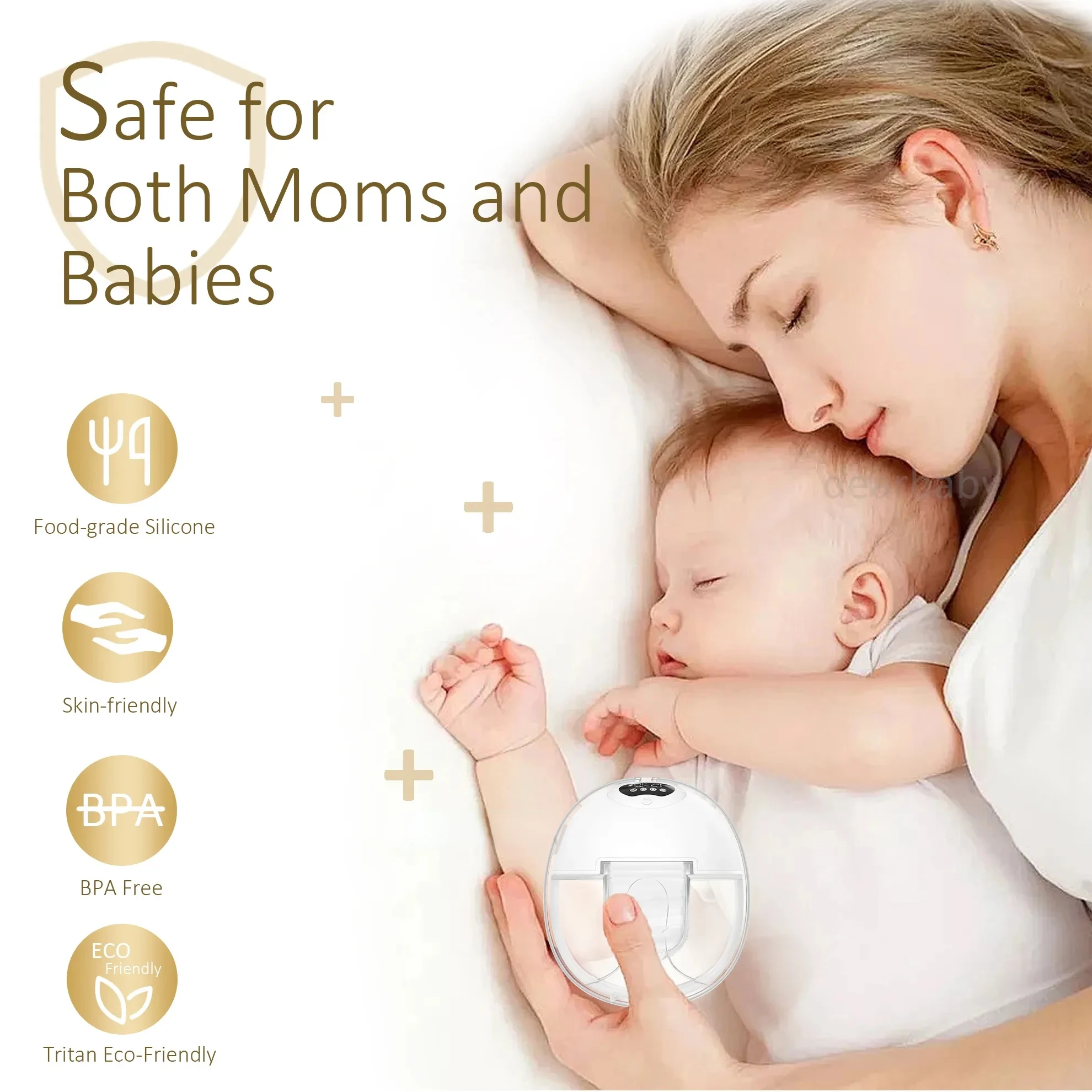 electric breast pump hands free portable electric baby wearable breast pump