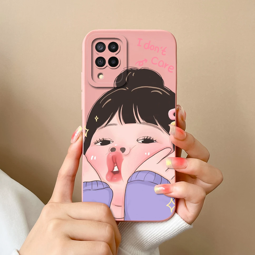 Cute Creative Style Soft Liquid Silicone Shockproof Anti-Slip Phone Case