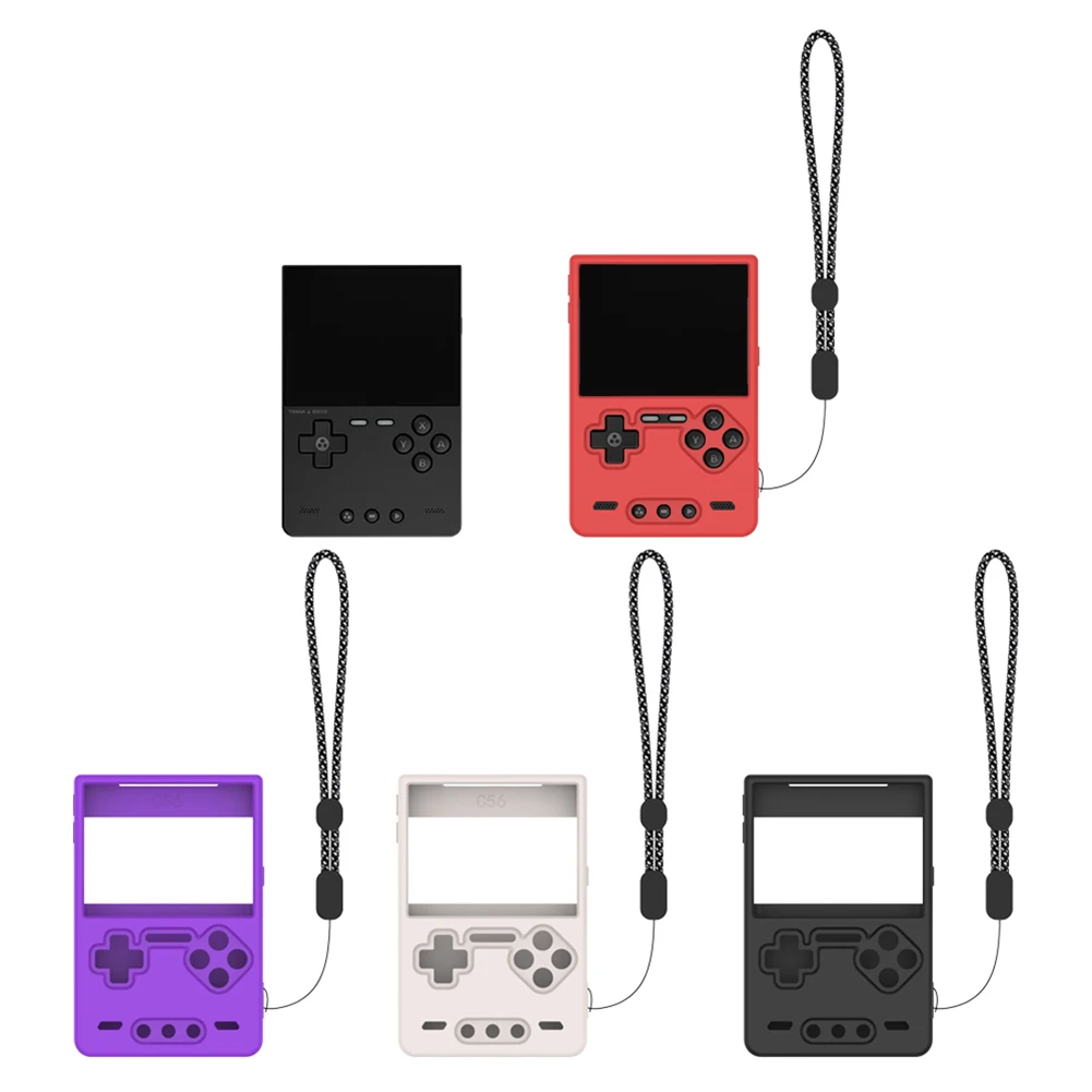 Silicone Protective Cover Shockproof Protective Case Anti-Scratch Protector Shell Sleeve for Trimui Brick Handheld Game Console