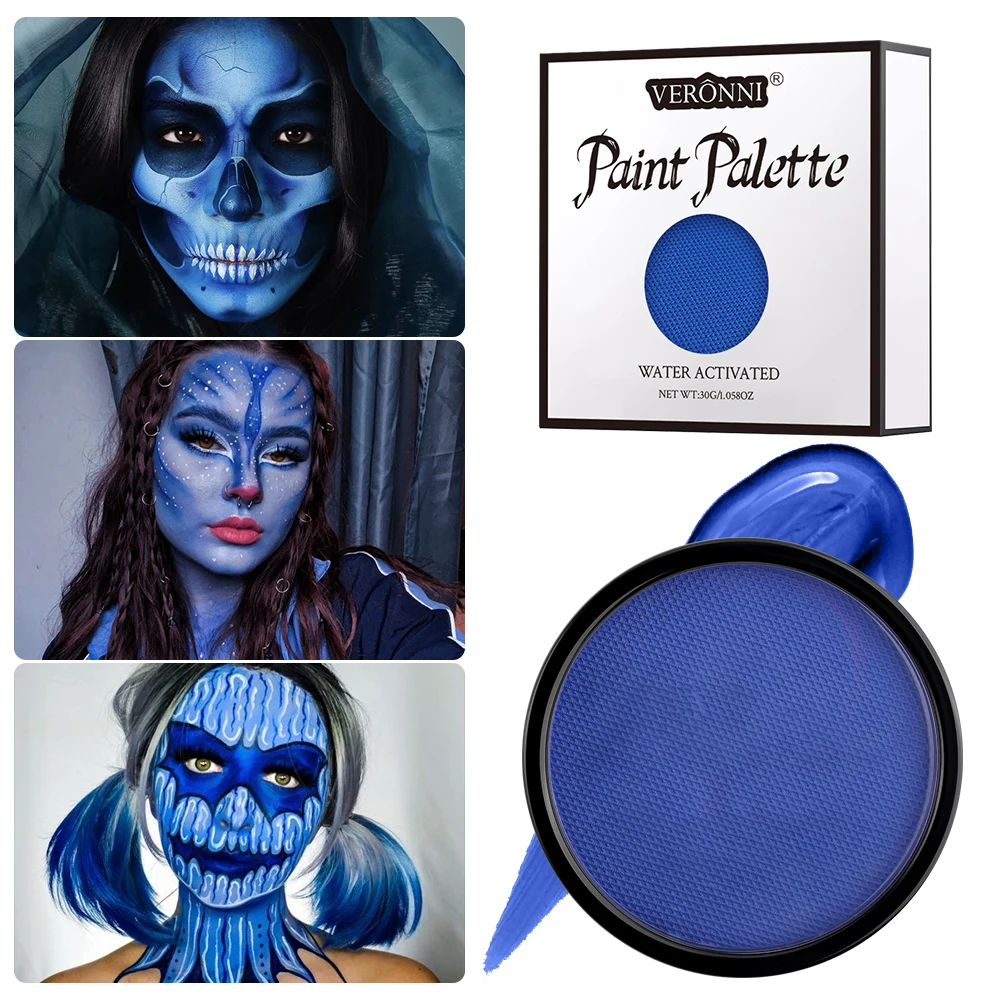 Vibrant Non-Toxic Water-Based Body Paint, Easy Wash-Off for Creative Face & Skin Art, Safe for All Ages