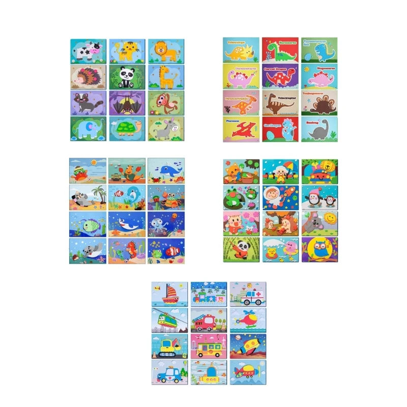 

Reusable Sticker Books for Age 2-6 for Home, School, and Travel