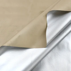 Premium Thin Waterproof Silver - Coated Fabric - Outdoor Sunscreen Material for Car Covers, Sunshades, and Tents (Khaki)