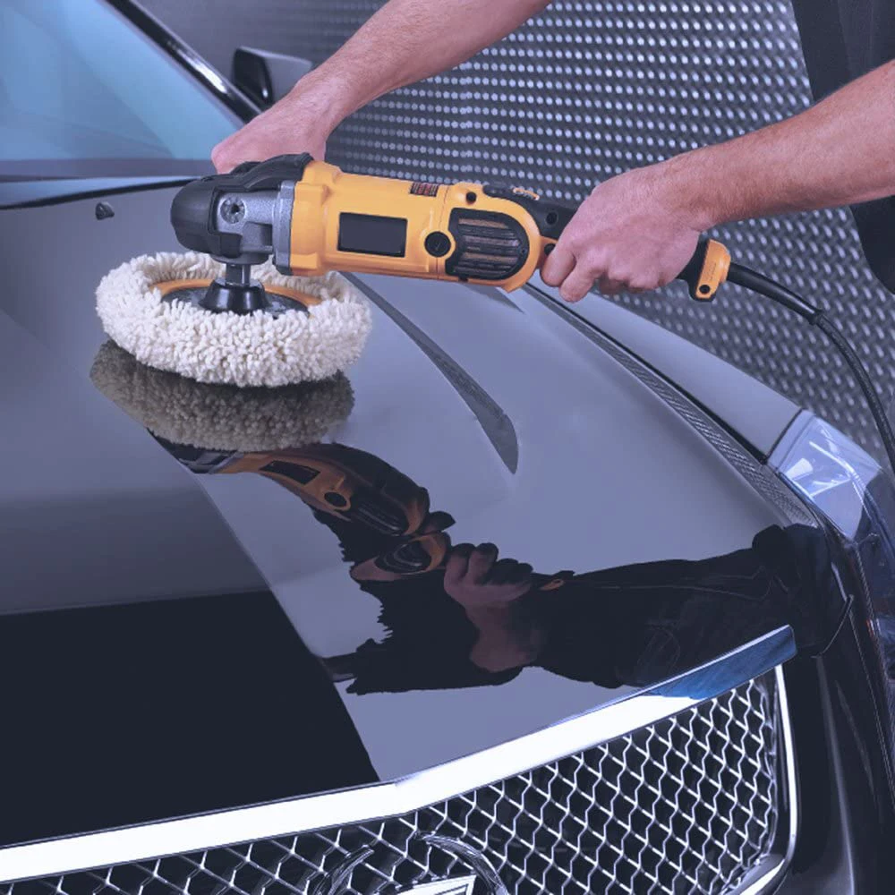 8Pcs 6/10Inch Car Polishing Buffer Pads Wool Plush Polished Waxing Kit  Bonnets Wheel for Car Polisher Polishing and Buffing 2