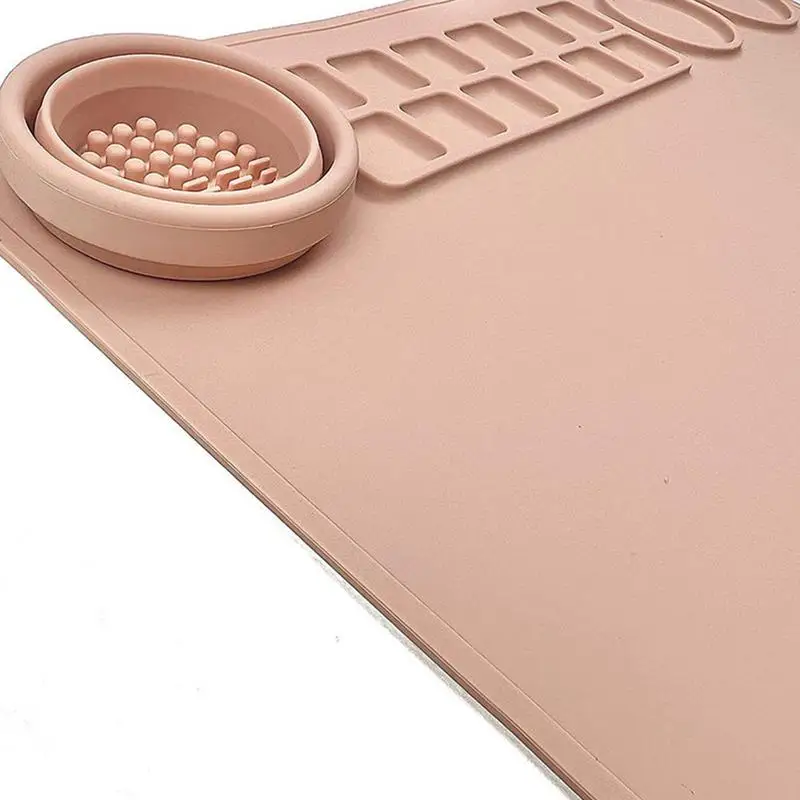 Multifunctional DIY Silicone Painting Mat Palette Kids Graffiti Drawing Board Oil Painting Board Clay Mat Drawing Accessory