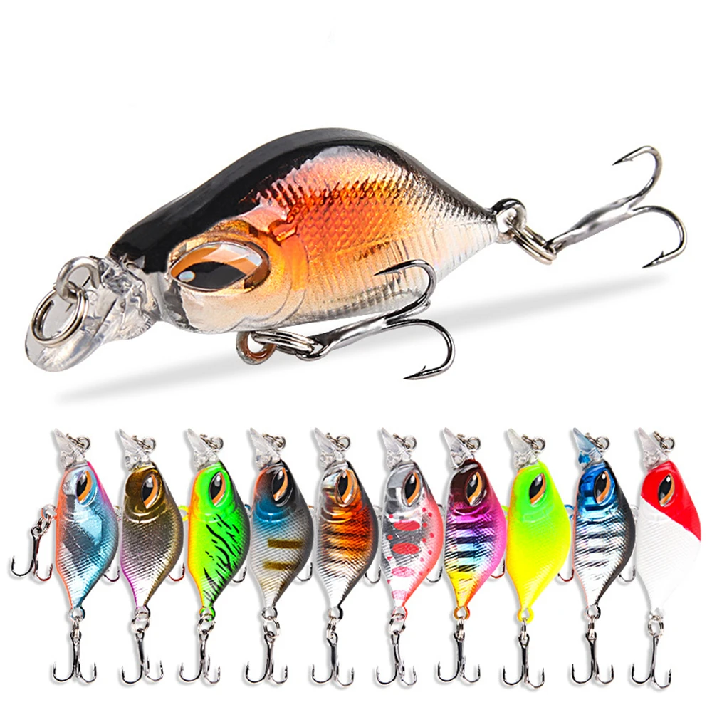 

1PCS Crank bait Fishing Lure Wobbler 3.5g 5.6cm Minnow Isca Artificial Lures Crankbait Leurre de Bass Pike Trolling Pesca Tackle