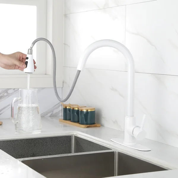 抽拉喷头厨房龙头Kitchen Faucet with Pull Out Spraye-10