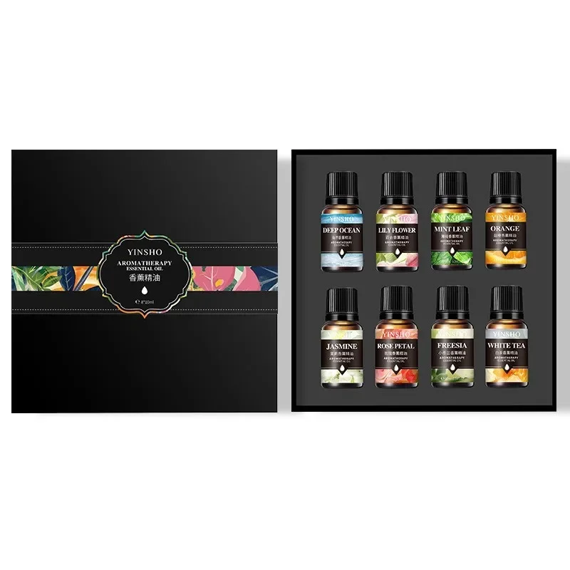 5PCS Aromatherapy Plant Essential Oil Water-soluble Humidifier Fireless Aromatherapy Refill Liquid aromatherapy machine set fragrance oil essential oil set aromatherapy refill liquid