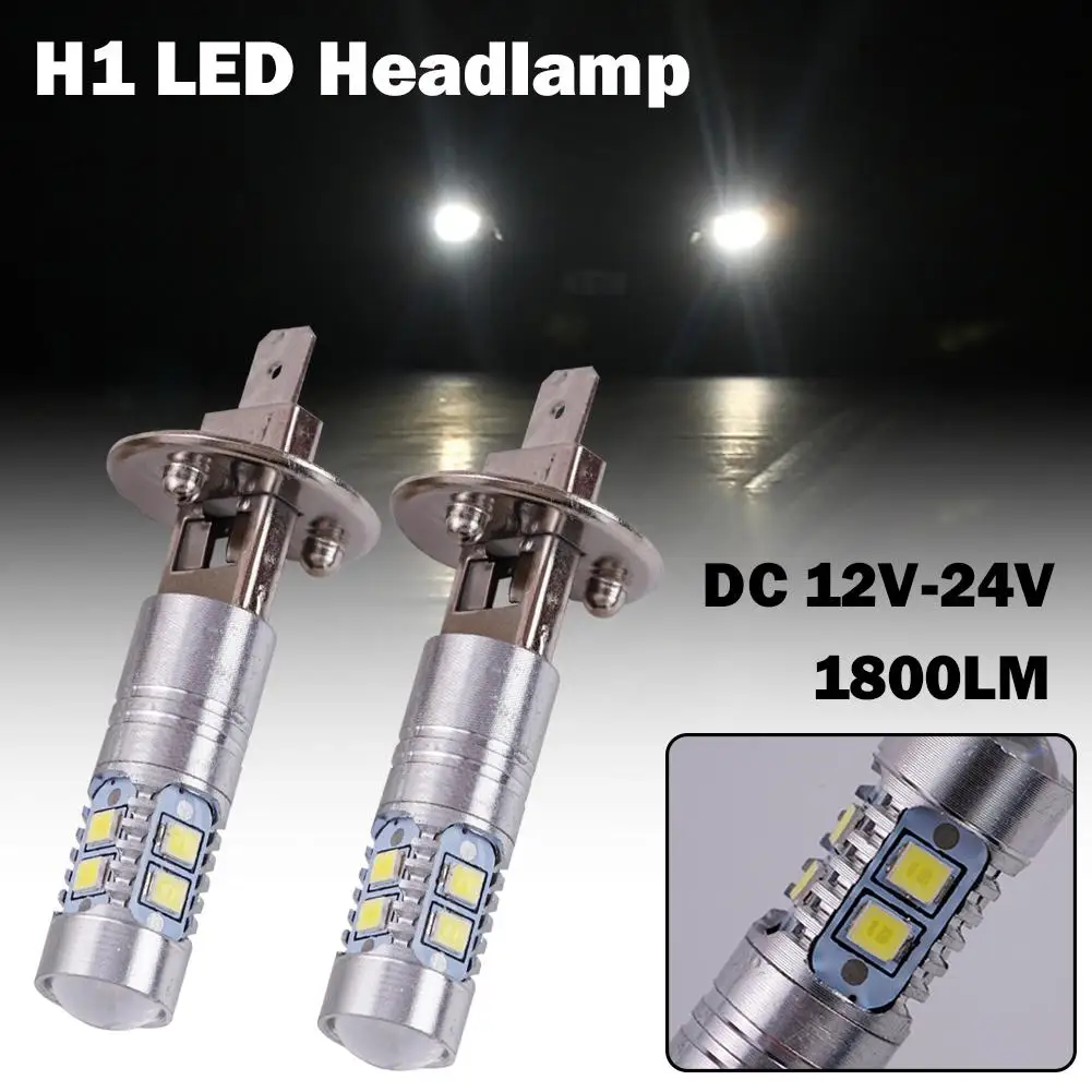 자동차 안개등 어셈블리용 H3 50W 3030 트럭 자동차 전면 범퍼 안개등 8H1 10smd 2835 led