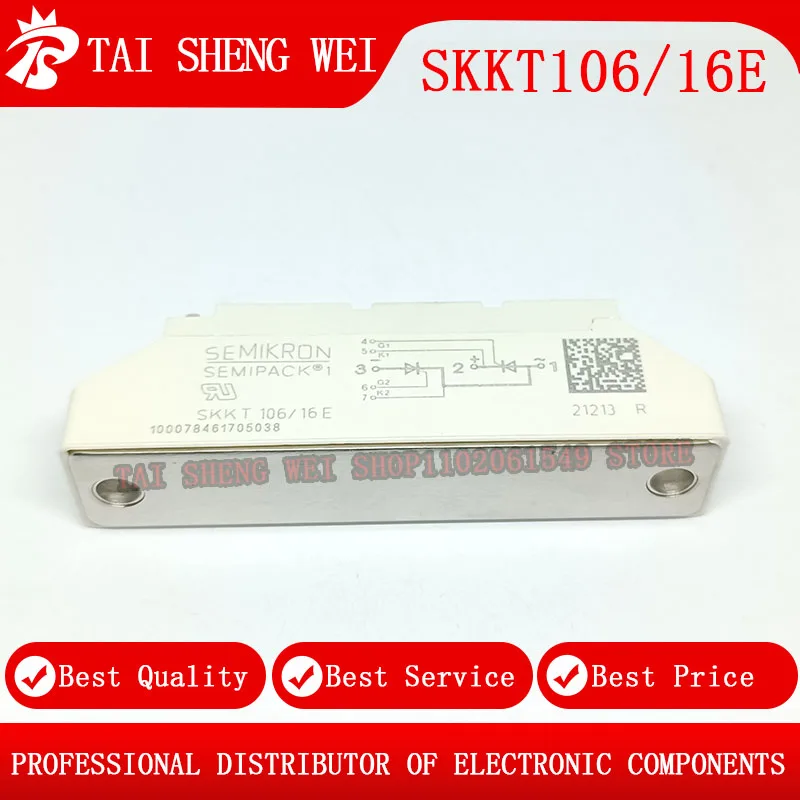 Electronic components power igbt transistor SKKT106/16E MODULE 106A 1600V IGBT 1.6KV SKKT 106/16E SKKT106-16E SKKT106 new original