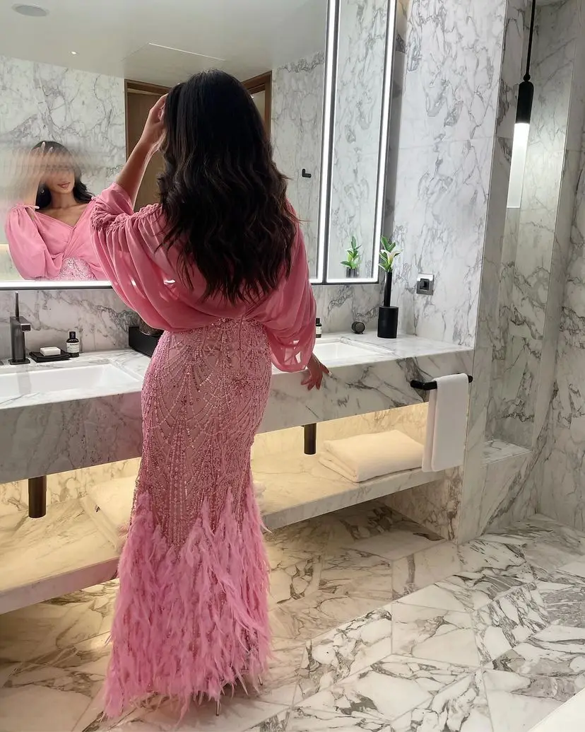 

Meetlove Evening dresses Beadings Rhinestone Elegant and pretty women's dresses Cocktail dresses Floor-Length Formal dresses