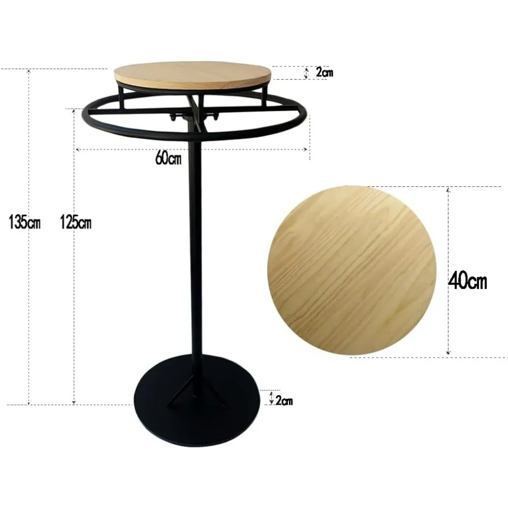 Floor Standing Rotating Garment Rack for Clothing Display in Bedrooms, Boutiques, and Commercial Shops