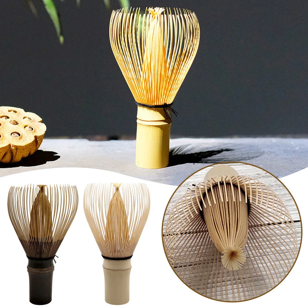 Tea Brush Teaware Japanese Ceremony Bamboo Chasen Kitchen Accessories Tranditional Wear Resistant Matcha Green Tea Powder Whisk