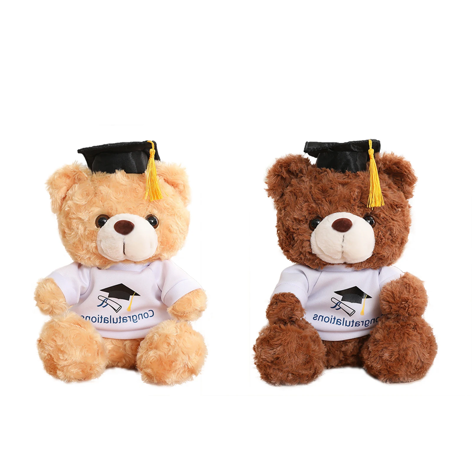 

2022 Graduation Teddy Bear Plush Toy For Students Soft Stuffed Plush Bear With Cap Toys Gifts For Colleague Students Graduate