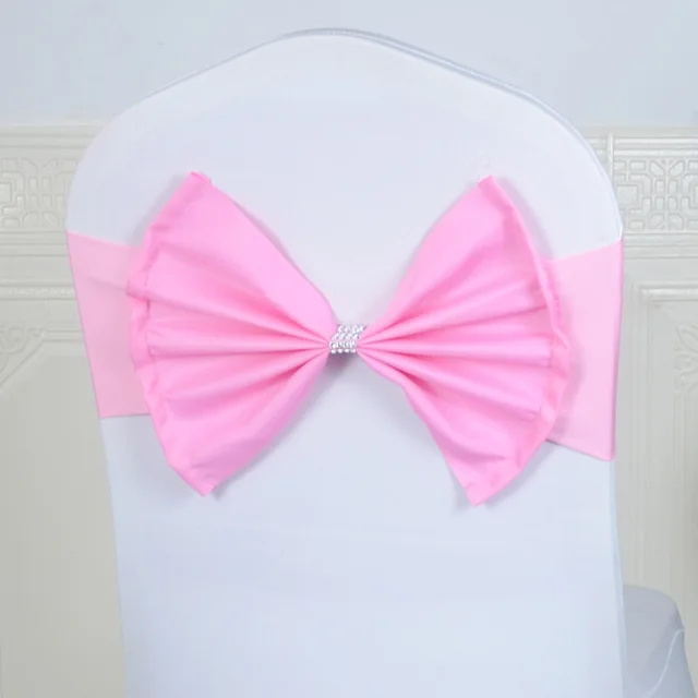 Spandex Bands Butterfly Suitable For Wedding Birthday Party Reception Banquet Event Decorations 10/50/100pc Chair Sashes Bow Tie