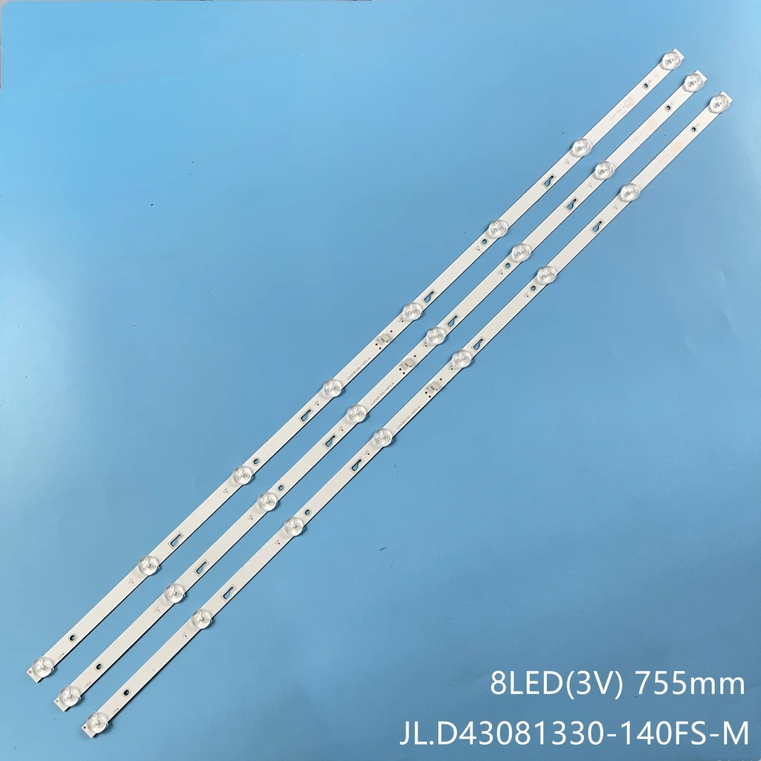 

LED Lamp strip for PLE-43S07FHD THOMSON T43D18SF T43D16SF-01B 43'' TV JL.D43081330-140FS-M 43L1600C 2600C 43L26CMC L43E9600