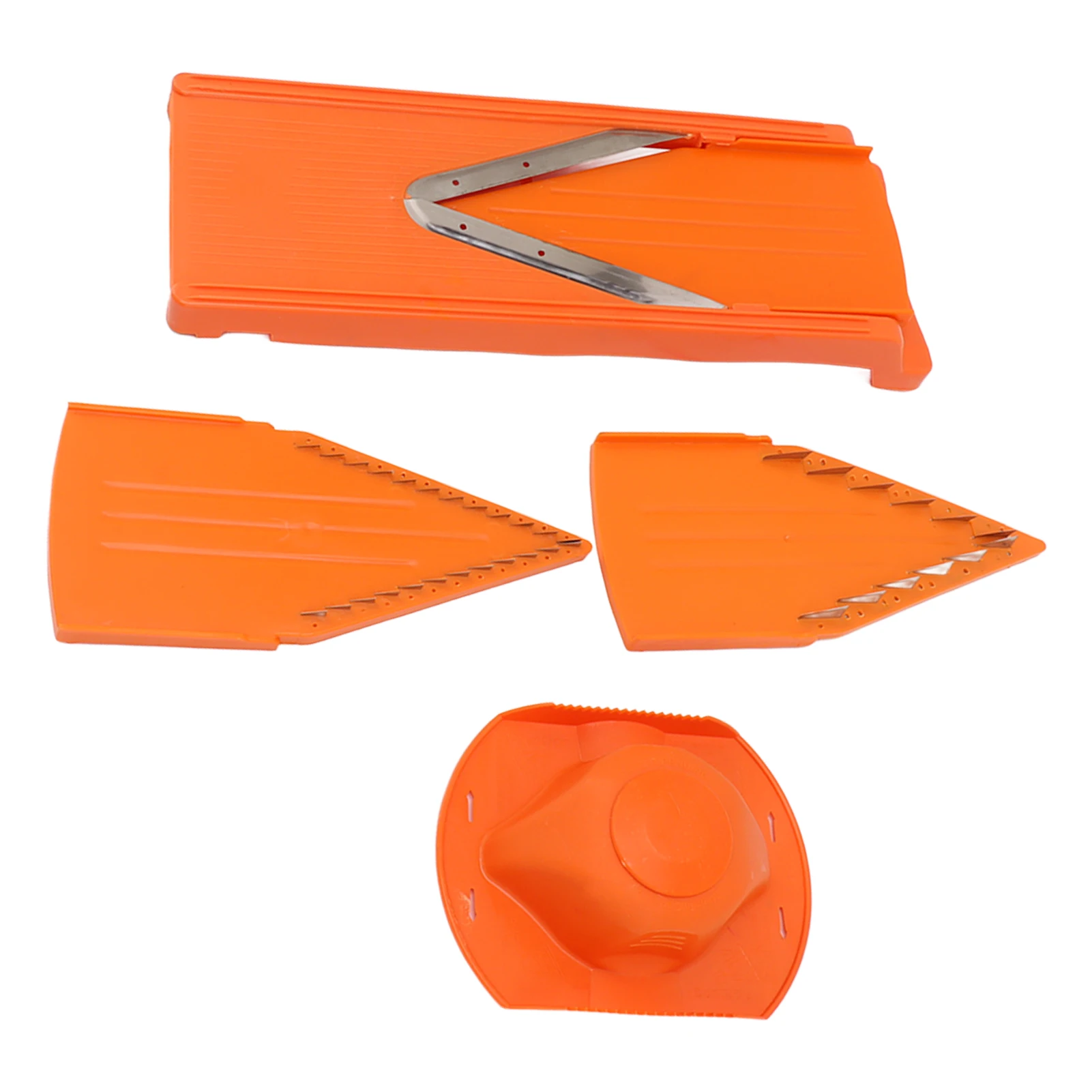 V bıçak Mandoline kesici sebze kesici paslanmaz çelik bıçak el koruyucu pişirme aracı mutfak için pratik büyük çerçeve