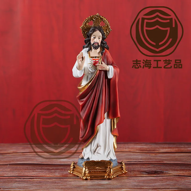 

Statue Of Jesus Ornaments Christian Interior Tabletop Decoration Gifts Resin Crafts Holy Statues Figurines For Home Decoration