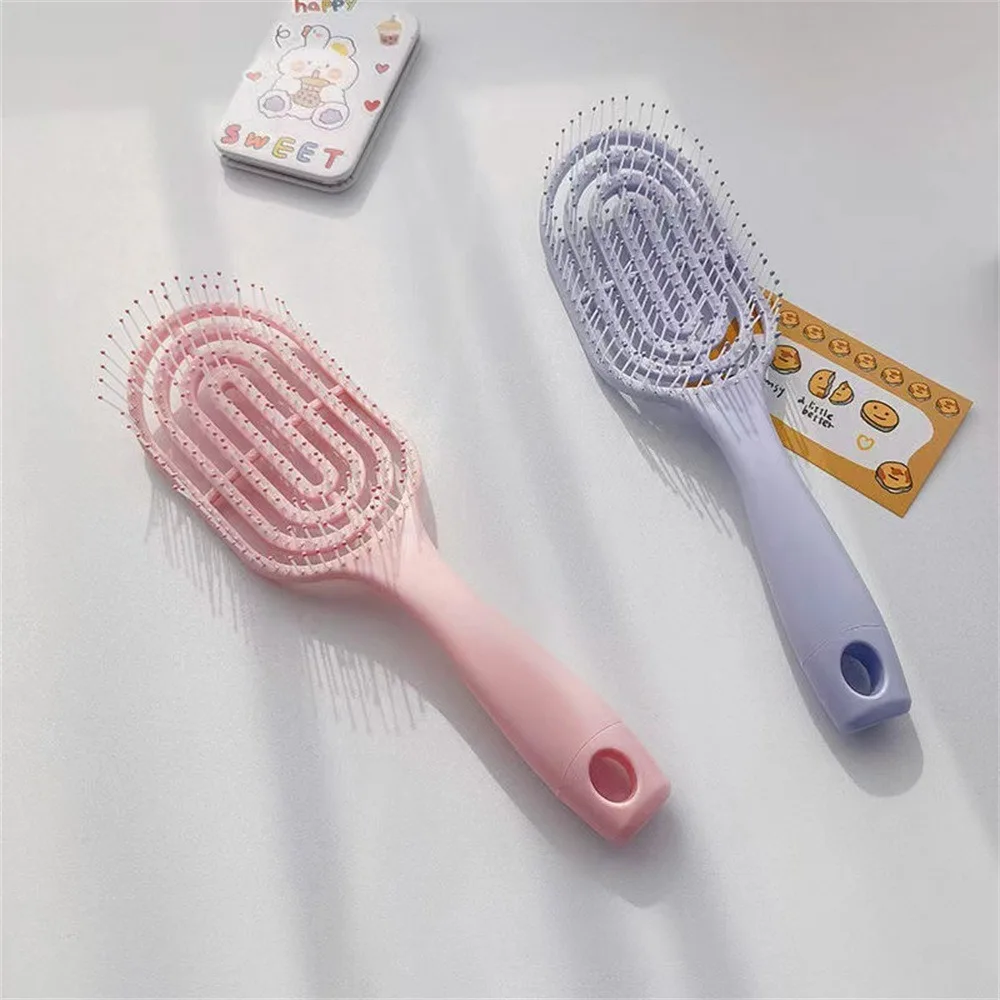 

Эллиптическая расческа для волос, массажная расческа для головы, щетка для волос с влажными и вьющимися волосами для салонов, инструменты для укладки волос