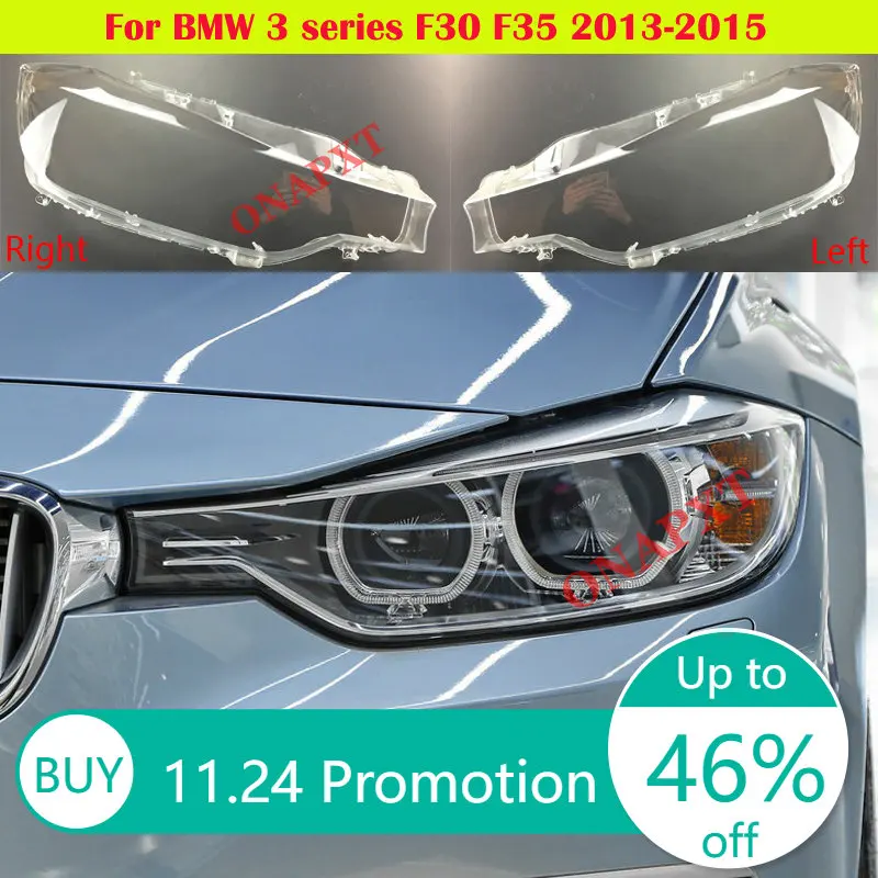 Head Light Lamp Case For BMW 3 series F30 F35 2013 2015 Car Glass Lens