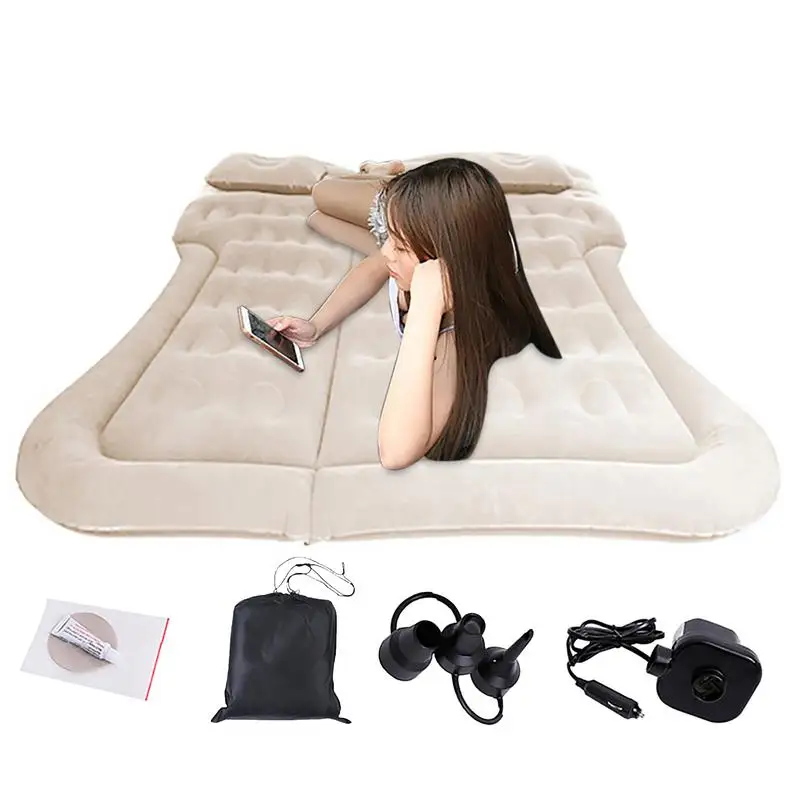 Car Air Mattress Backseat Car Bed Travel Mattress Car Trunk Inflatable