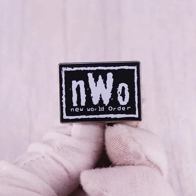 New World Order Professional Wrestling Pin Enamel Brooch Alloy Metal Badges  Lapel Pins Brooches Backpacks Jewelry Accessories - AliExpress