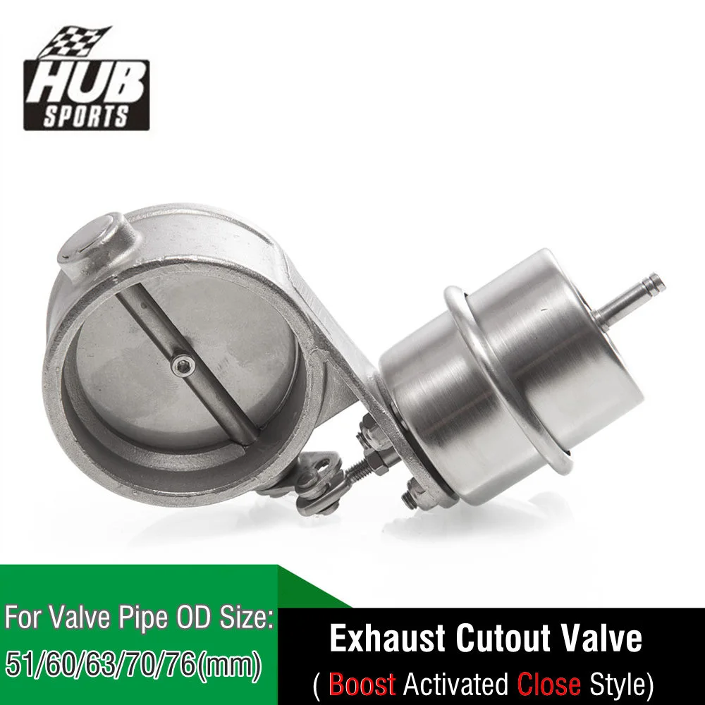 Hub Sports Stainless Steel Exhaust Control Valve Boost Actuator Close