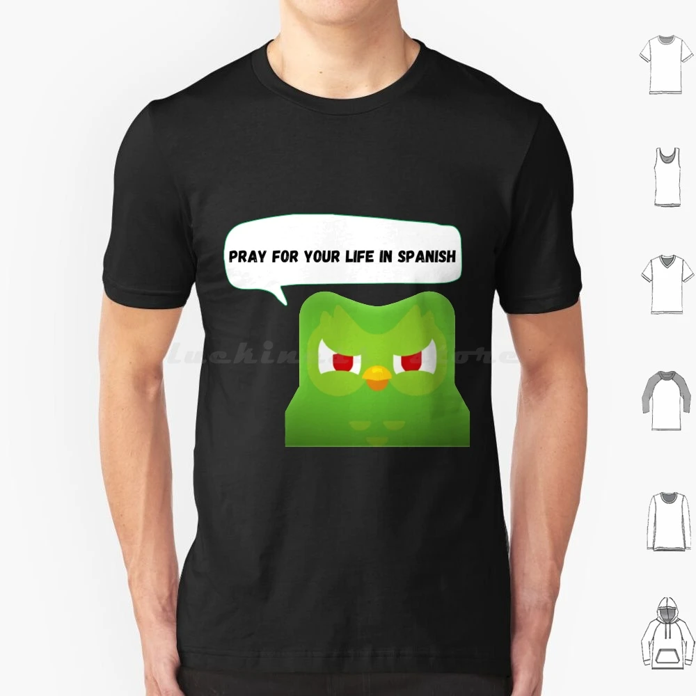 Duolingo Owl T Shirt Men Women Kids 6Xl Duolingo Spanish Language Meme Owl  Duolingo Owl French Bird Duolingo Bird German - T-Shirts - Aliexpress